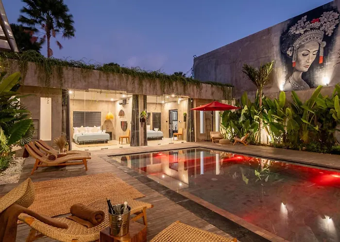 Artistic 4bd With Private Pool & Jungle Vibes Ferienhaus Seminyak